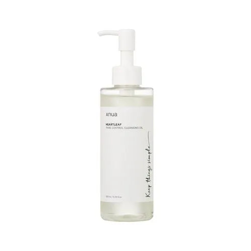 Anua - Heartleaf Pore Control Cleansing Oil - Huile nettoyante démaquillante